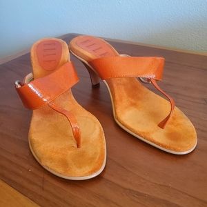 Elle Electric orange sandals